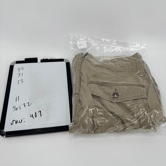 Levi's Cargo Pants Mens 36x32 (37x31 ACTUAL) Loose Straight Workwear Utility Tan - Picture 8 of 8